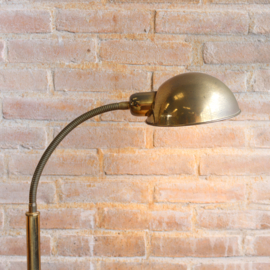 Vintage messing vloerlamp