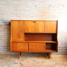 Vintage dressoir kast jaren 60 70 highboard