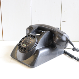 Oude telefoon zwart