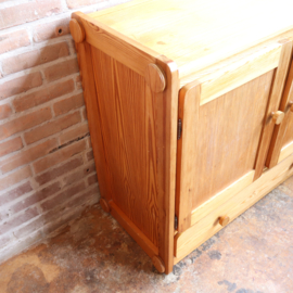 Vintage commode / dressoir jaren 70 licht hout