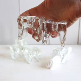 Set van 6 vintage kandelaars / servethouder,  Finland Juhava Ri Jalka 70s