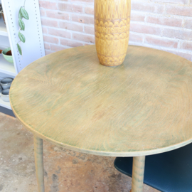 Vintage ronde eettafel klein