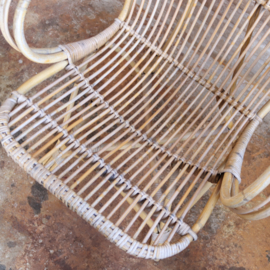 Vintage rotan fauteuil