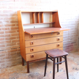 Vintage secretaire bureau/kast