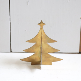 Vintage  Gold plated kerstboom DENMARK