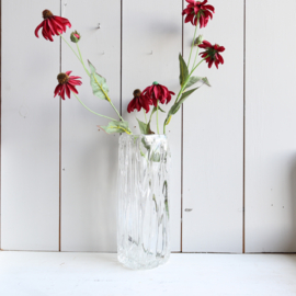 Vintage mid-century vaas boomschors glas