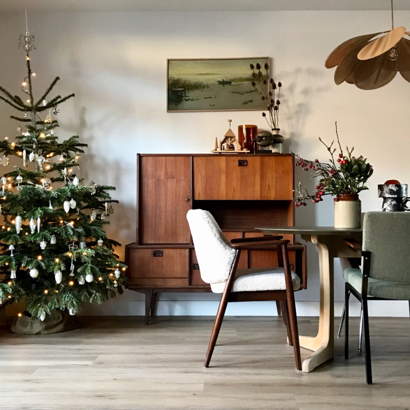 Blog: Een boom vol vintage kerstballen.
