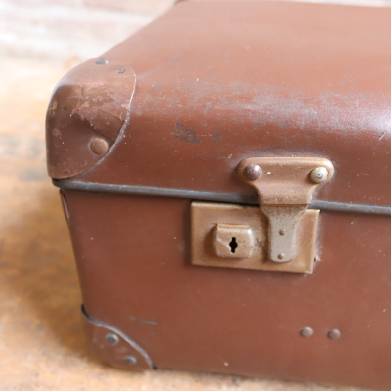 morgen pijn doen Middelen Vintage koffer bruin | overige decoratie | Meutt vintage & interior -  webshop voor vintage interieur producten