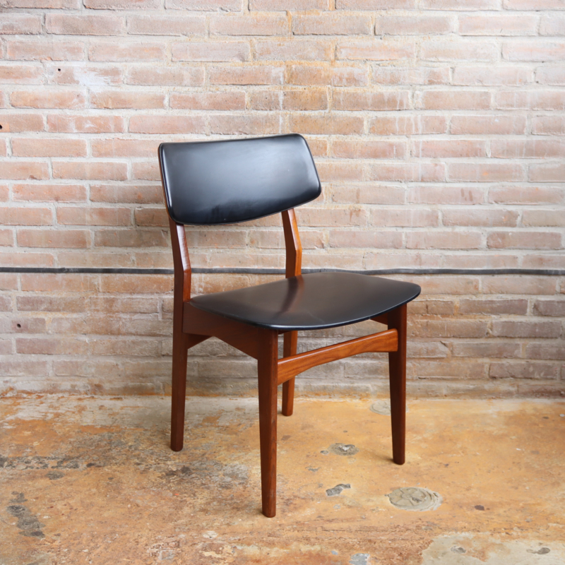 Denken Afhaalmaaltijd Menda City Vintage stoel zwart skai | fauteuils & stoelen | Meutt vintage & interior -  webshop voor vintage interieur producten