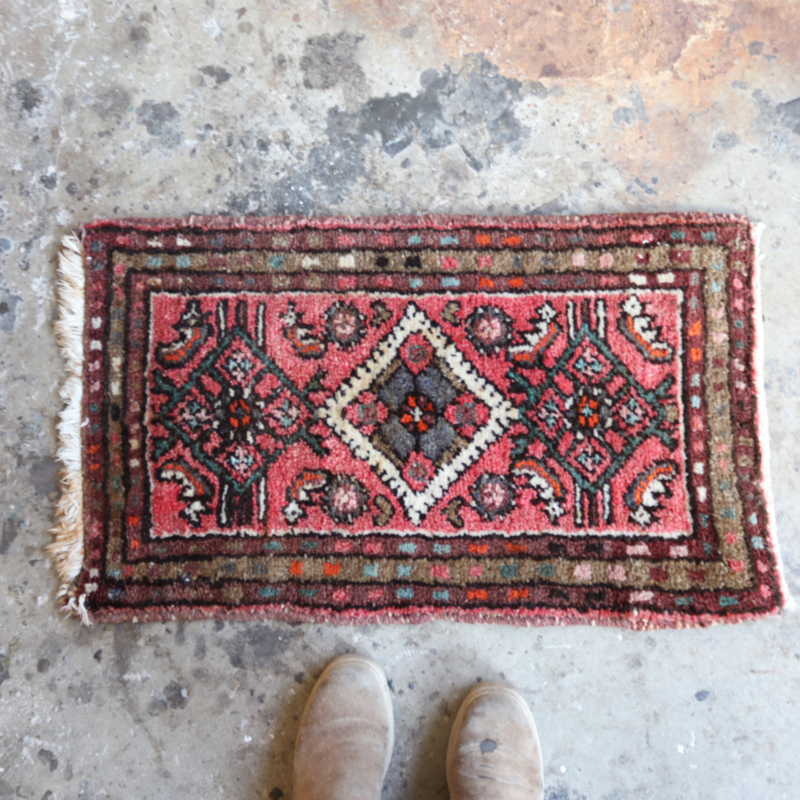 Vintage tapijt  ''deurmat''