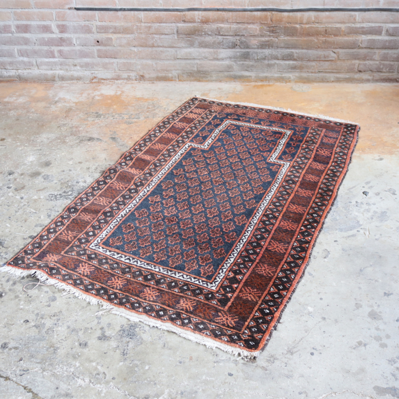 Onwijs Vintage Perzisch tapijt oranje 150x90 | vloerkleden & kussens IX-49