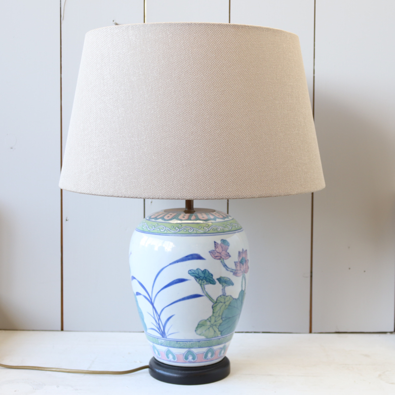 schemerlamp aardewerk chinees lampen | vintage & interior - webshop voor vintage interieur