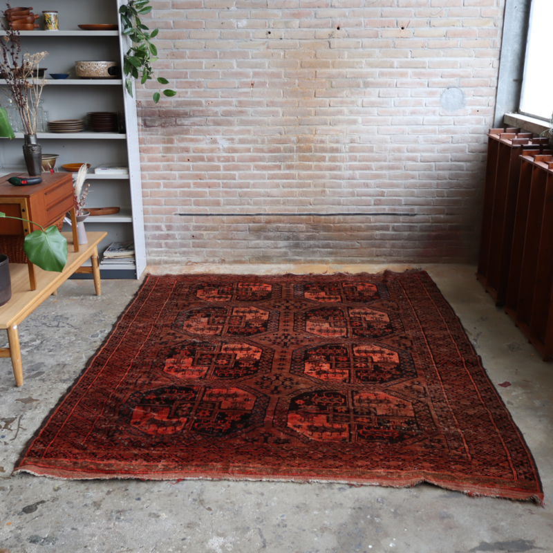 oud perzisch tapijt rood roze 250x205 | vloerkleden & | Meutt vintage & interior - webshop voor vintage interieur producten