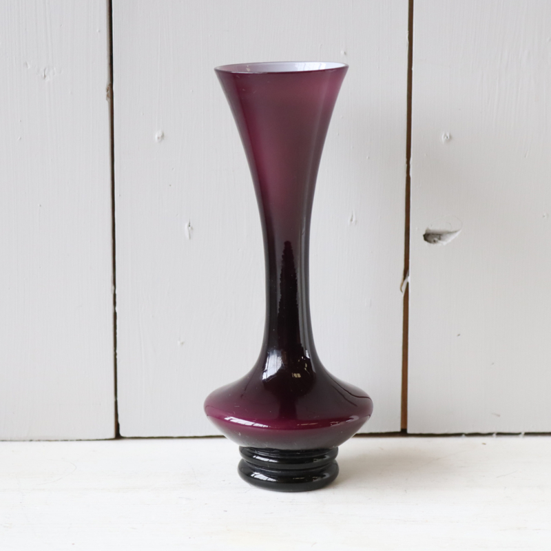 staart toetje Kracht Vintage vaas glas paars | potten & vazen | Meutt vintage & interior -  webshop voor vintage interieur producten