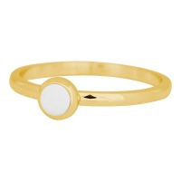 Bright white 2mm goud