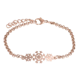 ixxxi Snow flake  armband rose