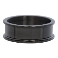 Basis ring zwart 8 mm