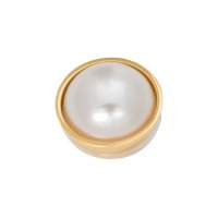 Top part pearl goud