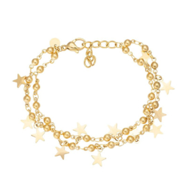 IXXXI armband dazzling stars goud