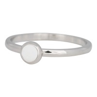 Bright white 2mm zilver