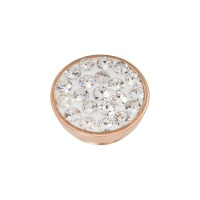 Top part crystal stones rose