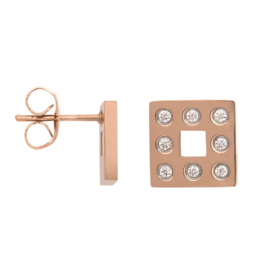 ixxxi earstud Design Square rose