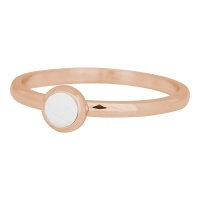 Bright white 2mm rose