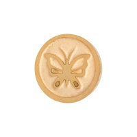 Top  Part Butterfly (goud)