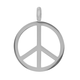 Pendant Peace zilver