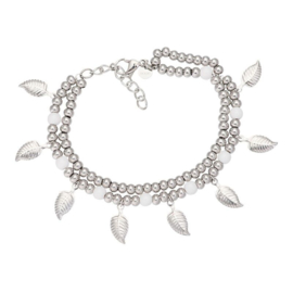 IXXXI armband Dazzling leaves zilver