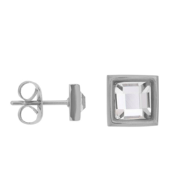 ixxxi earstud Expression square zilver