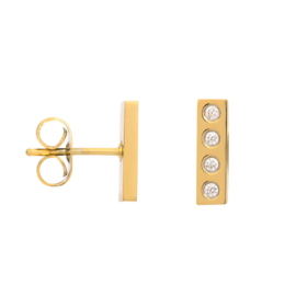 ixxxi earstud Design Rectangle goud