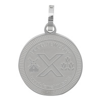 Pendant IXXXI 38mm (zilver)