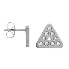 ixxxi Earstud Design Triangle zilver