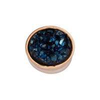 Top part drusy dark blue rose