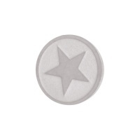 Top Part star ( zilver)
