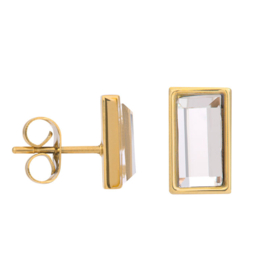 ixxxi Earstud Expression Rectangle goud