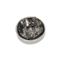 Top part drusy dark gray zilver