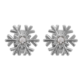 ixxxi ear studs snowflake zilver