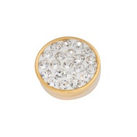 Top part crystal stones goud