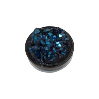 Top part drusy dark blue zwart