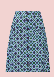 Tante Betsy Button skirt Clover