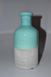 industrial vase aqua
