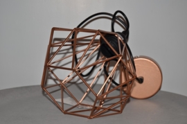 Hanglamp 'geometric' koper