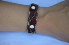 'Ruby red' bracelet