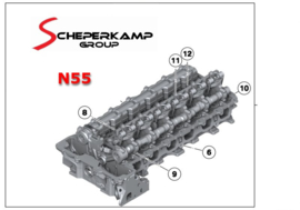 Cilinderkop met klepbediening Benzine
