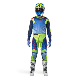 Alpinestars Racer Hoen Jersey Yellow Fluo Blue Night Navy 2024