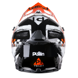 Pull-in Helmet Race Trash Black Orange Youth 2024