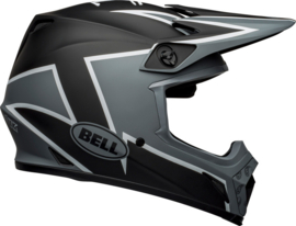 Bell MX-9 Mips Helm Twitch Matte Black Grey White