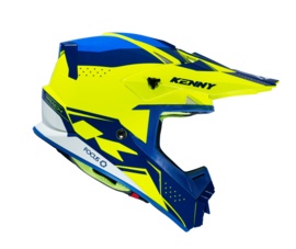 Kenny Track Helmet Navy Neon Yellow 2023